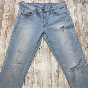 Distressed jeans by American Eagle